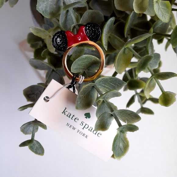 Disney Kate Spade New Minnie Mouse Ring Size 6 & 7 - Picture 2 of 5